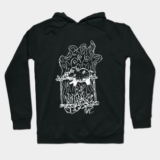 Roasted Pig Ink (white) Hoodie